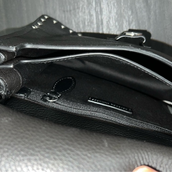Rebecca Minkoff Black and Silver Crossbody Bag - Picture 5 of 7